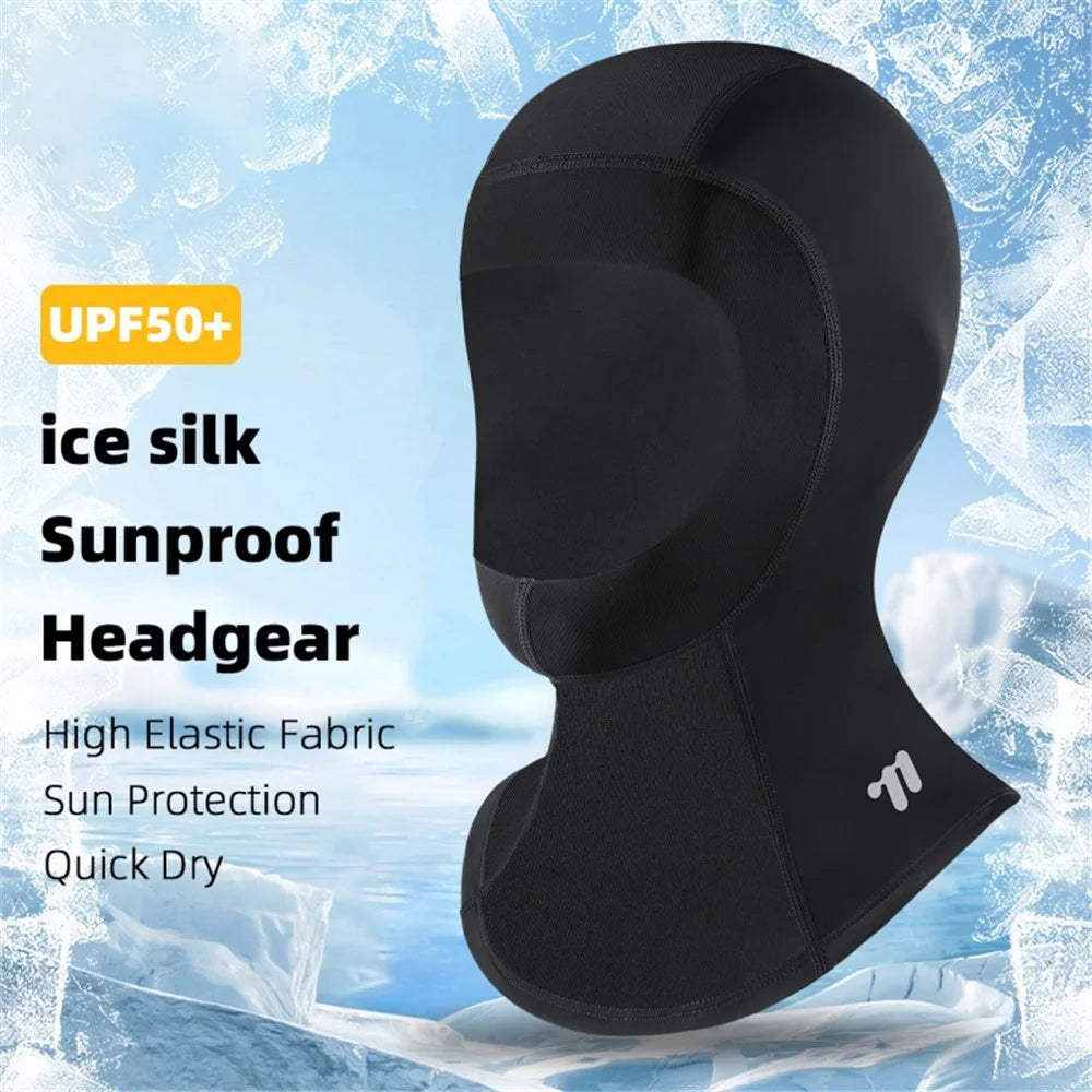 WEST BIKING 0201455 Summer Sun Protection Headwear Motorcycle Bike Anti-Slip Quick-Dry Face Mask Helmet Liner - 3