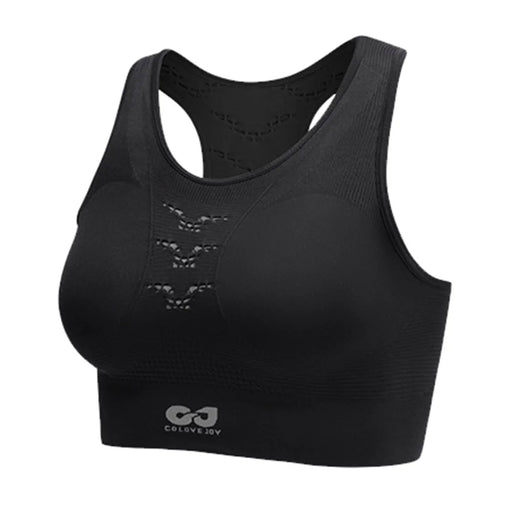 GOLOVEJOY YJ01 Size S Women Yoga Bra Summer Outdoor Sports Cycling Fitness Vest with Removable Chest Pads - Black - 1