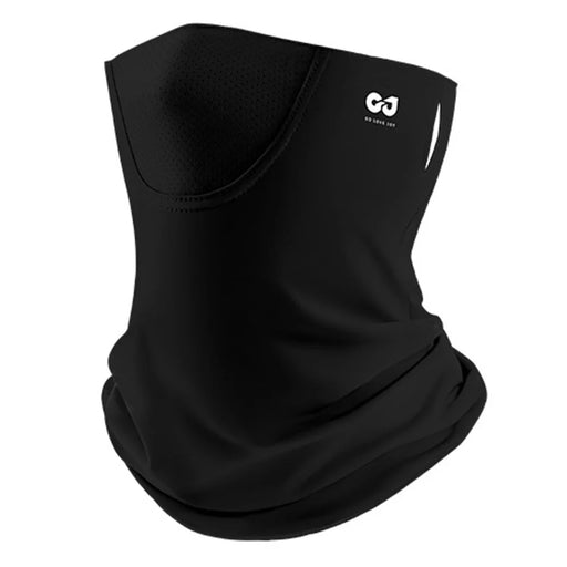 GOLOVEJOY XTJ42 Equestrian Riding Breathable Face Mask Neck Protection Ice Silk Anti UV Face Cover - Black - 1