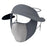 GOLOVEJOY XTJ146 Summer Cycling Face Mask Ice Silk Breathable UV Shield Face Cover Sun Hat - Dark Grey - 1