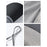 GOLOVEJOY XTJ146 Summer Cycling Face Mask Ice Silk Breathable UV Shield Face Cover Sun Hat - Dark Grey - 6