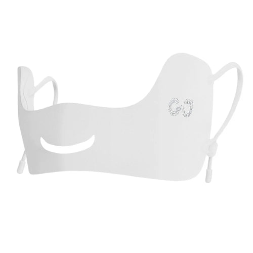 XTJ144 Outdoor Golf Sun Protection Face Mask Women Eye Corner Protection Butterfly Design Breathable Ice Silk Mask - Grey - 1