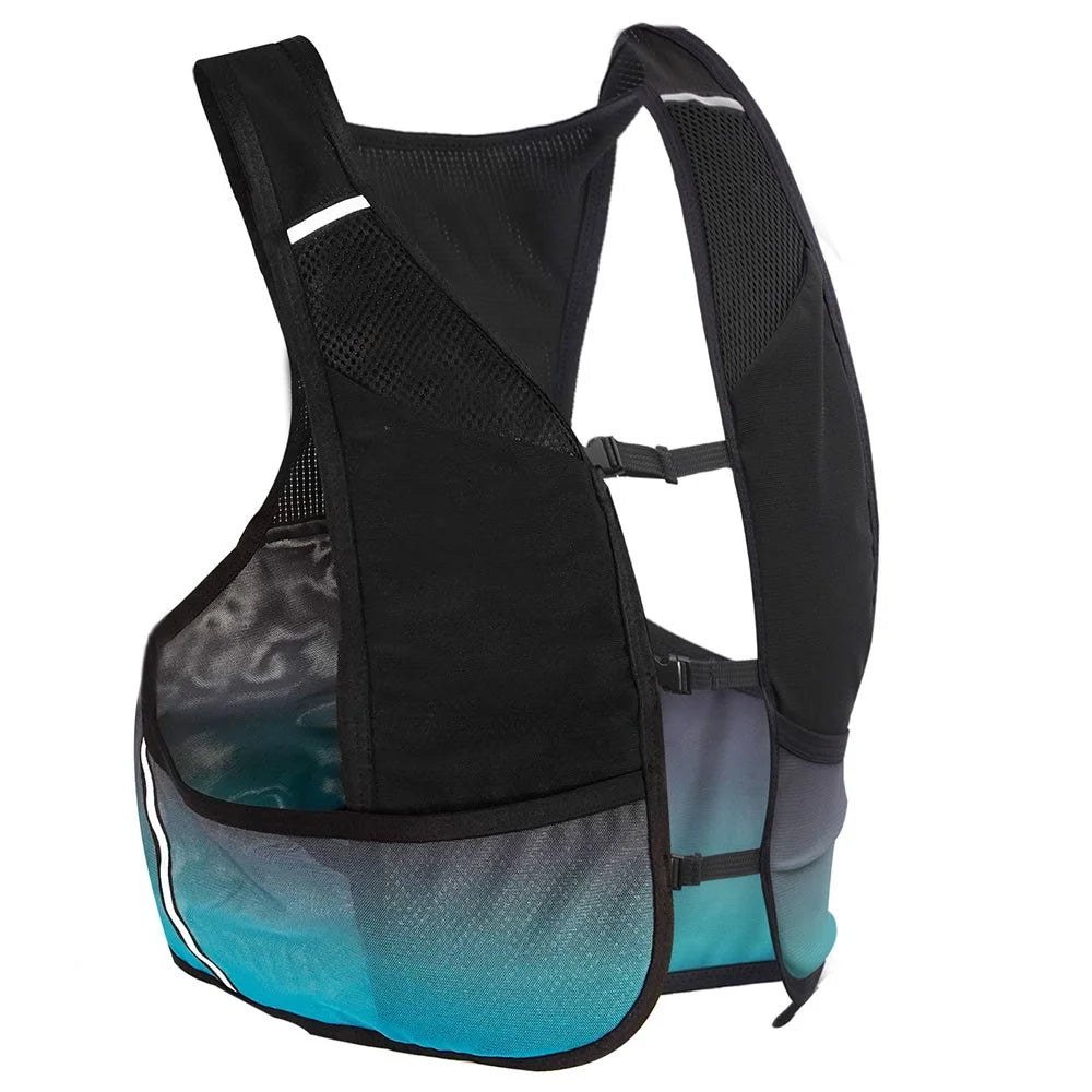 2405 Ultra Light Reflective Running Vest Adjustable Hydration Backpack for Outdoor Cycling - 1