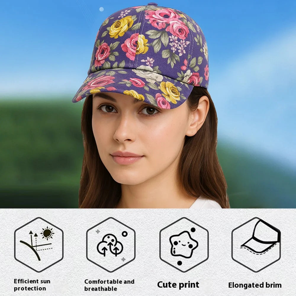 Outdoor Baseball Cap Extended Brim Sports Travel Running Sun Protection Hat - HDYSM-004 - 2