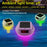 TS-PL01 Wireless Floating Pool Thermometer Solar Powered Digital Display Water Temperature Meter with RGB Light - White - 4