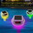 TS-PL01 Wireless Floating Pool Thermometer Solar Powered Digital Display Water Temperature Meter with RGB Light - White - 7