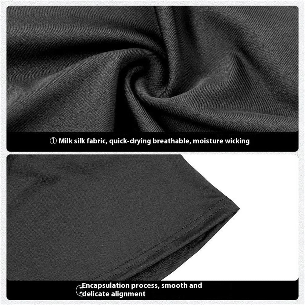 ETMSLTT Muslim Head Scarf for Children Sun Protection Milk Silk Middle Eastern Hijab Ethnic Turban Headwrap - Navy Blue - 4