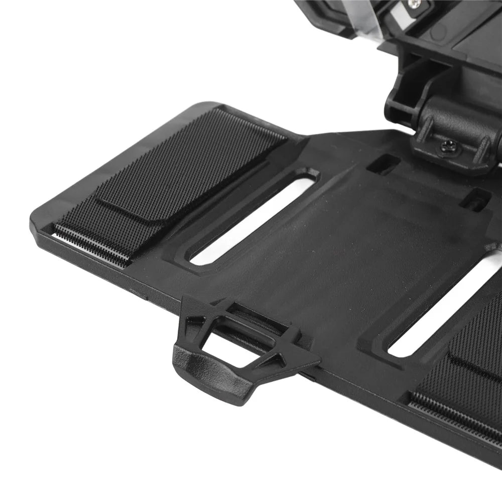 Outdoor Chest Phone Holder for 4.7 - 6.7 Inch Screens Tactical Vest Foldable Cellphone Mount - Black - 2