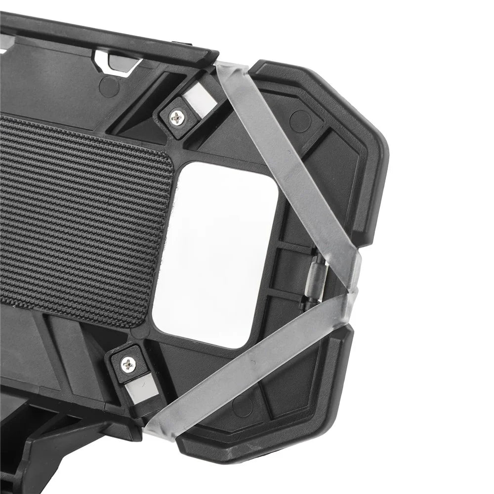Outdoor Chest Phone Holder for 4.7 - 6.7 Inch Screens Tactical Vest Foldable Cellphone Mount - Black - 3