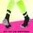 PORFIN 664 Summer Professional Sports Socks Non Slip Long Tube Breathable Soccer Socks, Size M - Yellow - 3