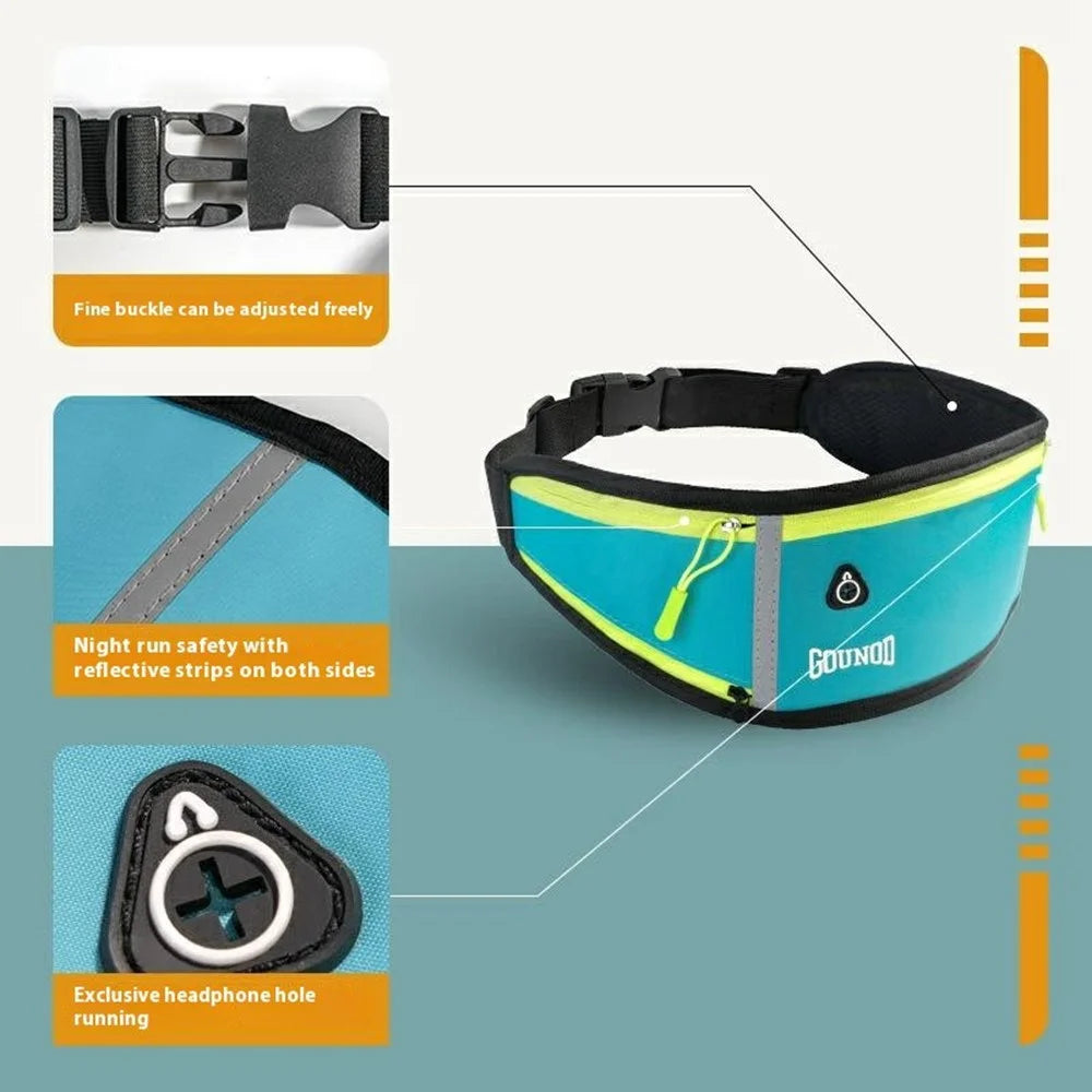 GOUNOD SK015 Outdoor Sports Belt Waist Pack Phone Holder Multifunctional Water Bottle Pouch for Cycling Running - 5