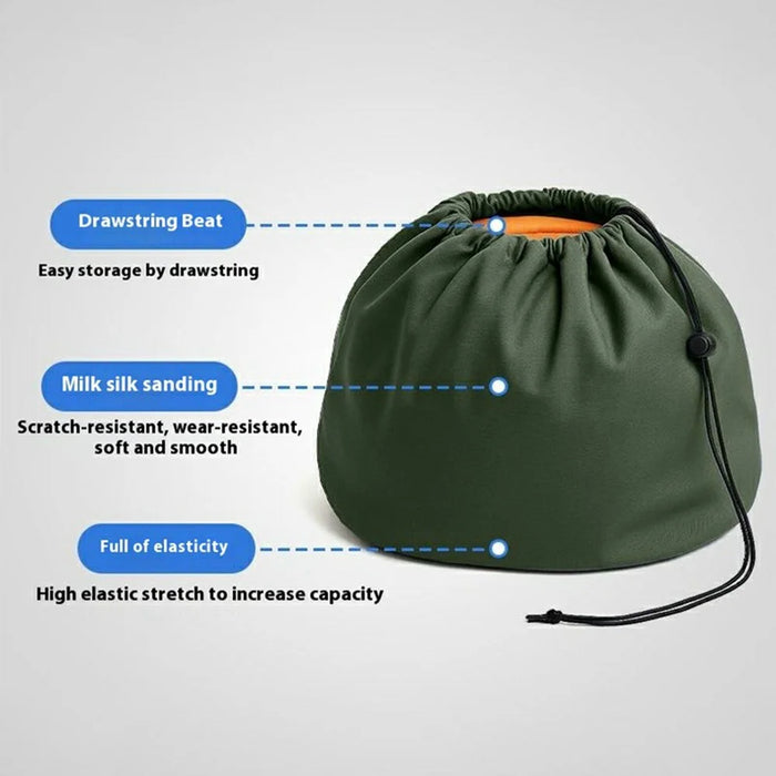 42x30cm Outdoor Sports Drawstring Bag Portable Foldable Students Basketball Storage Bag - Dark Grey - 3