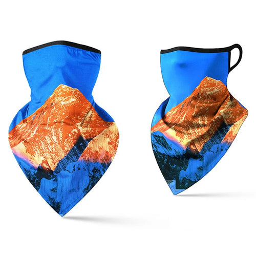 Milk Silk Neck Gaiter Triangle Scarf Breathable Sun Protection Face Mask for Cycling / Fishing / Outdoor Sports - QXSJJ-001 - 1