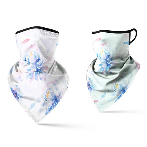 Milk Silk Neck Gaiter Triangle Scarf Breathable Sun Protection Face Mask for Cycling / Fishing / Outdoor Sports - QXSJJ-025 - 1