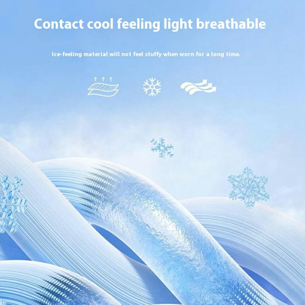 JLFSXT 1 Pair Cooling Arm Sleeves Fishing UV Protection Breathable Fingerless Ice Silk Sunscreen Sleeves - Taro Purple - 4