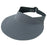 Foldable Wide Brim Hollow Top Sun Hat Women UV Protection Breathable Ice Silk Running Visor Cap - Dark Grey - 1