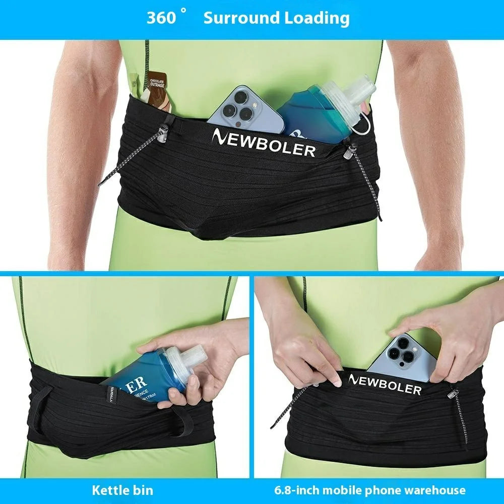 NEWBOLER BIKF-BAG652 For Marathon Running Phone Storage Waist Bag Ultra Thin Fanny Pack - S - 5