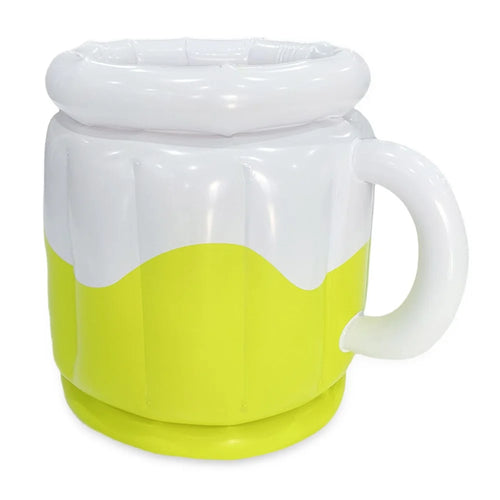 YX-PJBBT Pool Beach Outdoor Inflatable PVC Ice Bucket Beer Holder Cup Portable Drink Cooling Container - 1