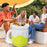 YX-PJBBT Pool Beach Outdoor Inflatable PVC Ice Bucket Beer Holder Cup Portable Drink Cooling Container - 3