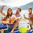 YX-PJBBT Pool Beach Outdoor Inflatable PVC Ice Bucket Beer Holder Cup Portable Drink Cooling Container - 4