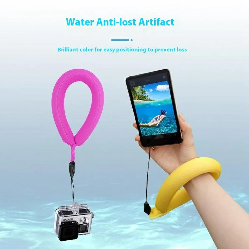 YF-HJ018 For GoPro Outdoor Camera Floating Strap Buoyancy Ring Anti Lost Phone Float Band for Swimming / Surfing / Diving - Orange - 2