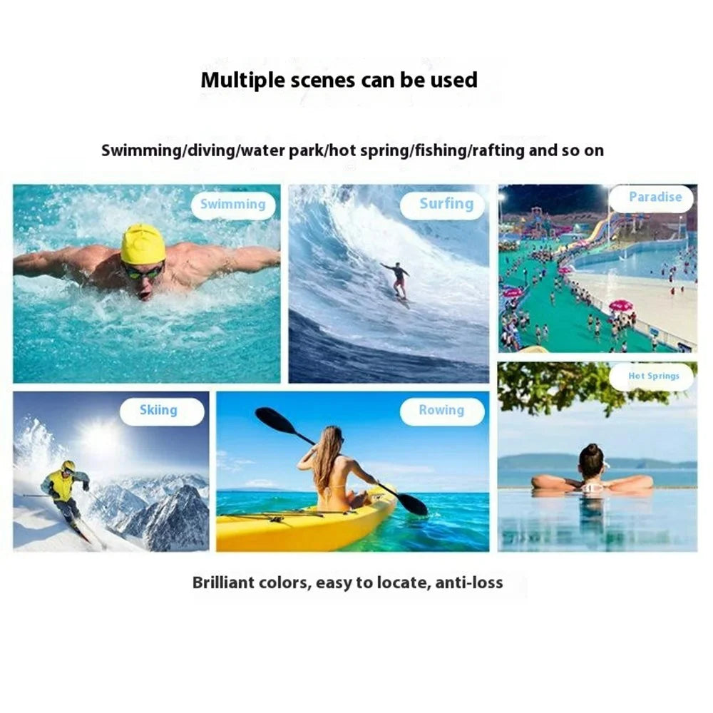 YF-HJ018 For GoPro Outdoor Camera Floating Strap Buoyancy Ring Anti Lost Phone Float Band for Swimming / Surfing / Diving - Orange - 3