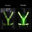L1 Reflective Running Vest Adjustable Safety Vest with Rechargeable LED Light for Cycling Jogging - Green - 7
