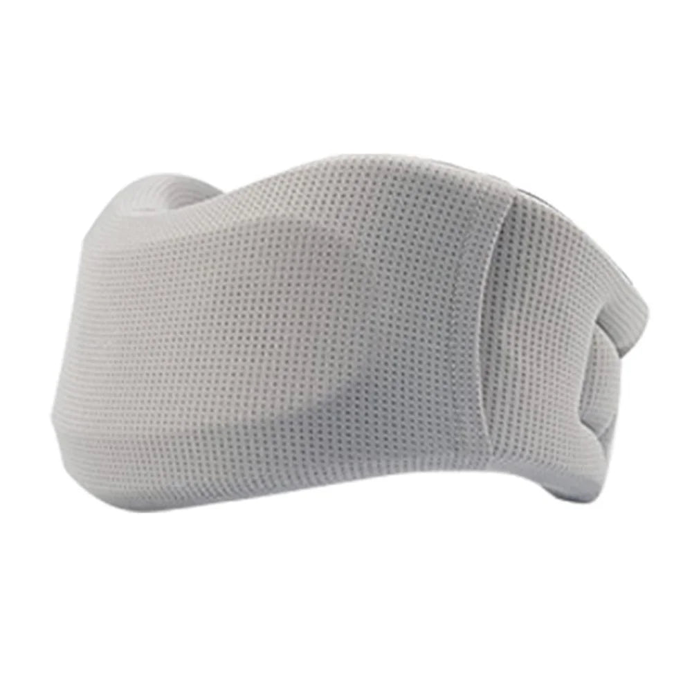 YF-JZ026 Neck Posture Corrector Breathable Ice Silk Collar Cervical Support Anti Forward Head Traction Device - Light Grey / M - 1