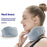 YF-JZ026 Neck Posture Corrector Breathable Ice Silk Collar Cervical Support Anti Forward Head Traction Device - Light Grey / M - 3