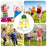 Inflatable Pineapple Ring Toss Game Party Family Fun Toy with 5 Rings + 5 Sticks - 6
