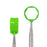 D541 Stainless Steel Golf Ball Retriever 2.7m Telescopic Picker Grabber with Comfortable EVA Grip - Green - 3