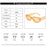 Square Frame Sunglasses Retro Lightweight Sun UV Protection Glasses for Small Faces - Orange Frame / Tan Lens - 5