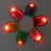 10Pcs / Set Flashing Magnetic LED Clip Lights for Night Running Safety Warning Lamp - Pink - 4