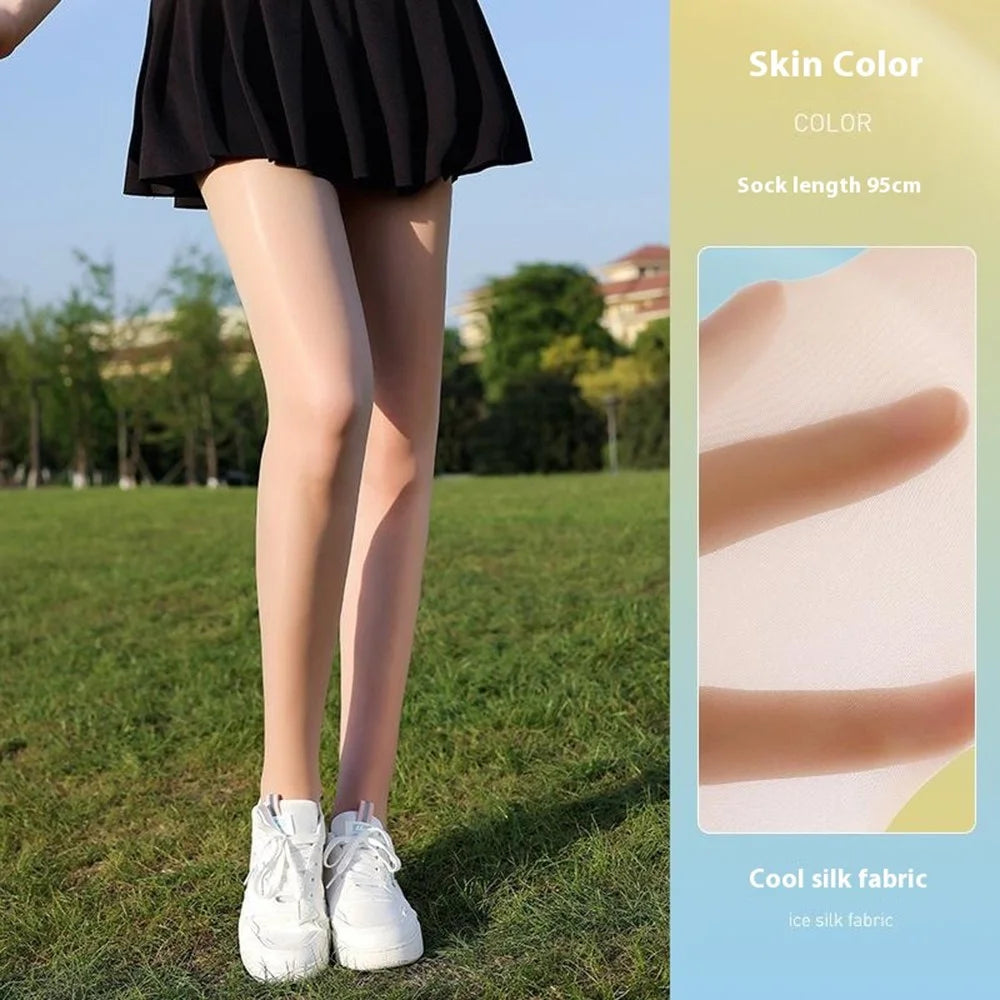 GOLOVEJOY XWZ18 UPF50+ Summer Pantyhose Butt Lifting Tights Anti Bacterial Leggings for Golf - 3