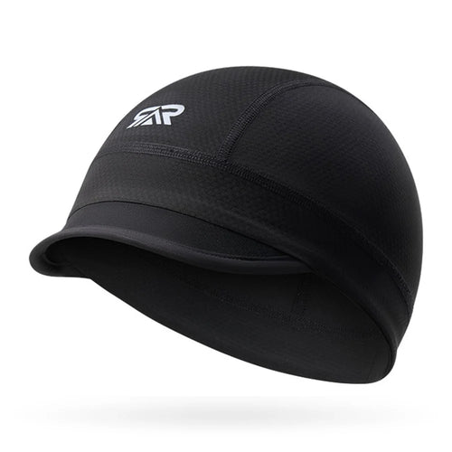 SHINEMEOTH Cycling Outdoor Sun Protection Cap Breathable Quick Dry Bike Helmet Liner Hat - Black - 1