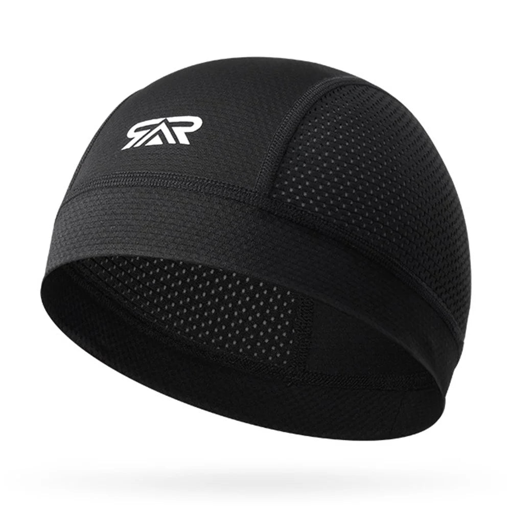 SHINEMEOTH Breathable Outdoor Sports Cap Quick Dry Sun Protection Sweat Wicking Cycling Hat - Black - 1