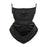 SHINEMEOTH Summer Milk Silk Sun Protection Face Mask with Ear Loop Moisture Wicking Neck Gaiter - Black - 1