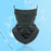 SHINEMEOTH Summer Milk Silk Sun Protection Face Mask with Ear Loop Moisture Wicking Neck Gaiter - Black - 2