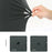 SHINEMEOTH Summer Milk Silk Sun Protection Face Mask with Ear Loop Moisture Wicking Neck Gaiter - Black - 4