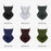 SHINEMEOTH Summer Milk Silk Sun Protection Face Mask with Ear Loop Moisture Wicking Neck Gaiter - Black - 7