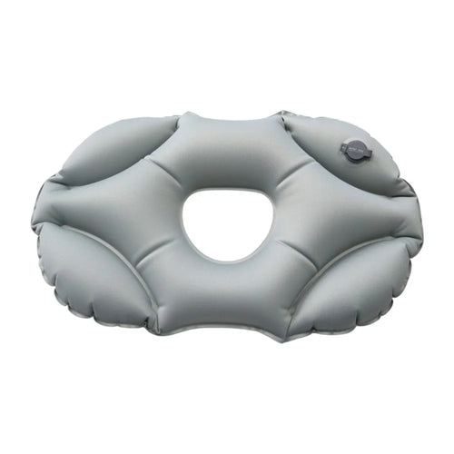 PICTET.FINO PF111A Inflatable Face Down Pillow Breathable Ergonomic Design for Nap / Back Support - Grey - 1