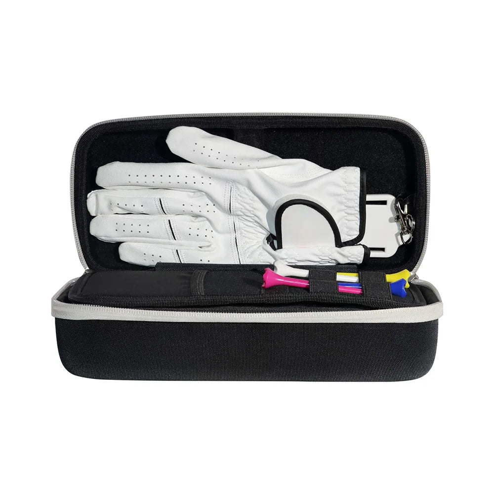 MIS517 Golf Accessories Hard Shell Storage Case Dust-Proof Protective Box with Glove Holder - 3