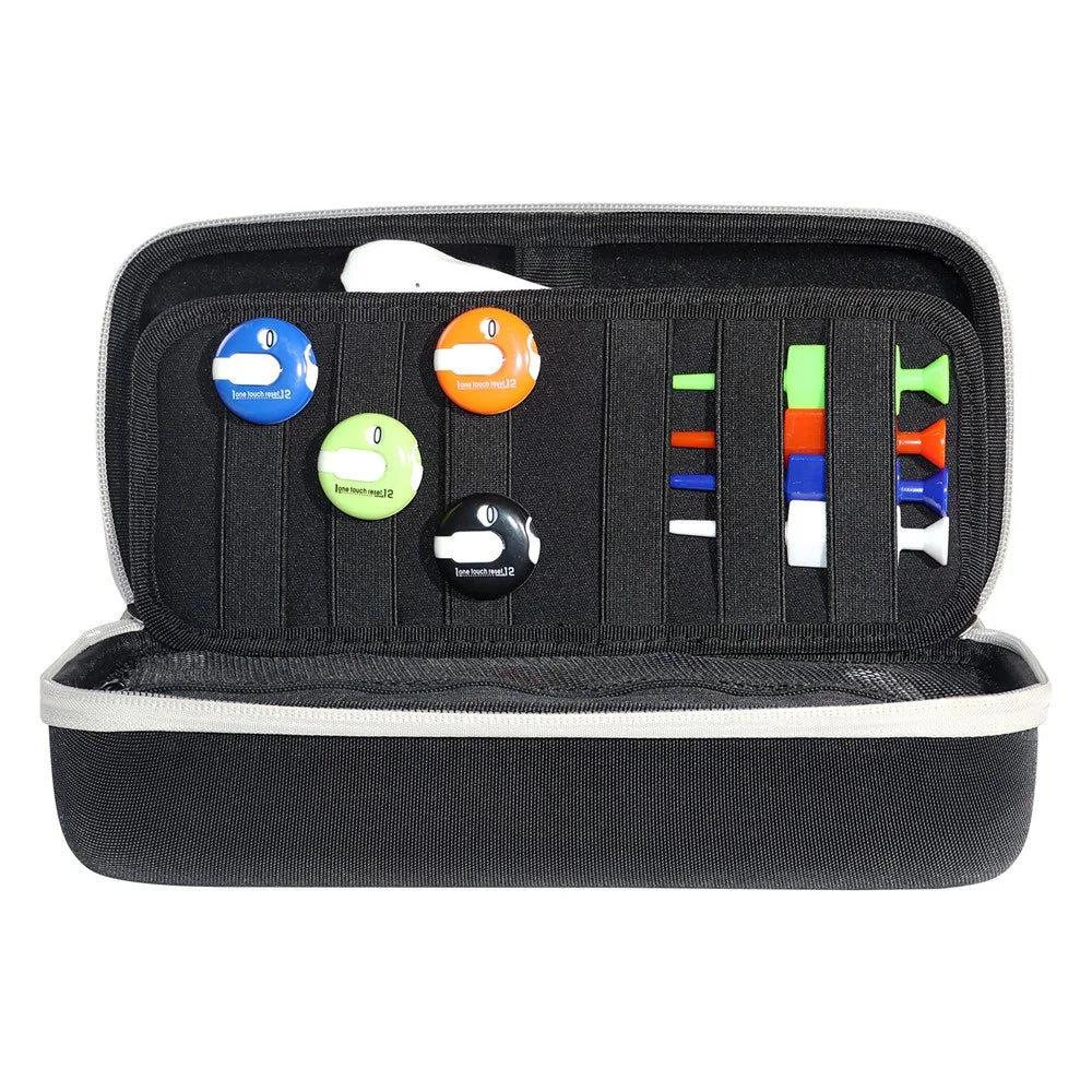 MIS517 Golf Accessories Hard Shell Storage Case Dust-Proof Protective Box with Glove Holder - 5
