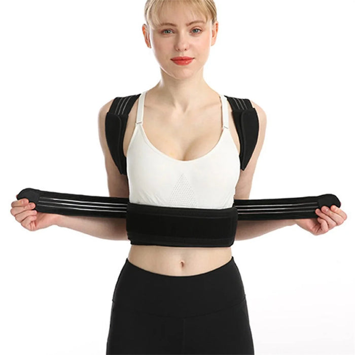 Posture Corrector Back Support Breathable Anti Hunchback Spine Alignment Fixation Brace - XS - 1
