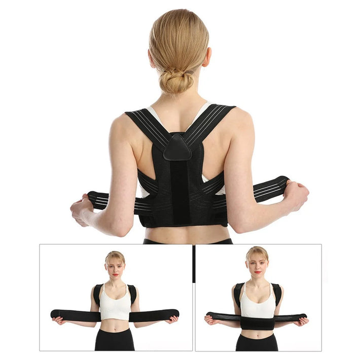 Posture Corrector Back Support Breathable Anti Hunchback Spine Alignment Fixation Brace - XS - 3