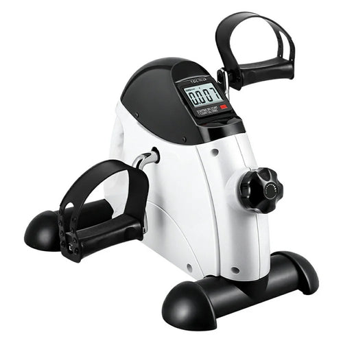 Mini Pedal Exercise Bike with LED Display Under Desk Exercise Equipment Arm and Leg Trainer (No Battery) - 1