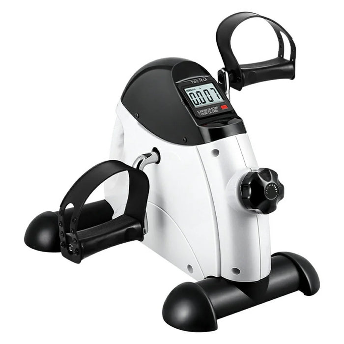 Mini Pedal Exercise Bike with LED Display Under Desk Exercise Equipment Arm and Leg Trainer (No Battery) - 1
