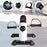 Mini Pedal Exercise Bike with LED Display Under Desk Exercise Equipment Arm and Leg Trainer (No Battery) - 2