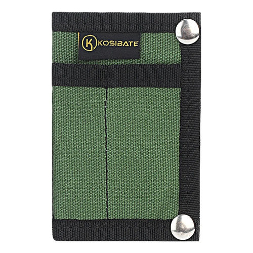 KOSIBATE H241 Portable Outdoor Tactical EDC Tool Storage Bag Foldable Credit Card Holder Pouch - Green - 1