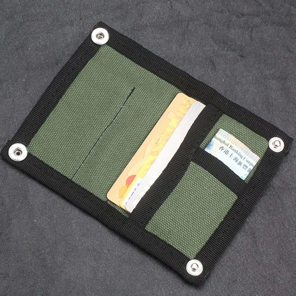 KOSIBATE H241 Portable Outdoor Tactical EDC Tool Storage Bag Foldable Credit Card Holder Pouch - Green - 3